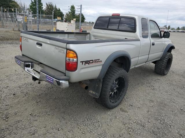 5TEWN72N43Z268731 - 2003 TOYOTA TACOMA XTR SILVER photo 4