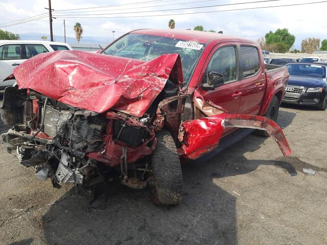 3TMAZ5CN6NM172696 - 2022 TOYOTA TACOMA DOU 红色 照片 2