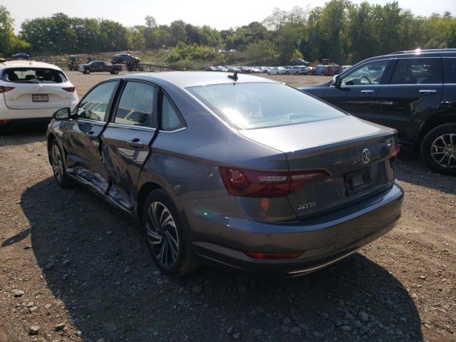 3VWEB7BU8LM031617 - 2020 VOLKSWAGEN JETTA SEL GRAY photo 3