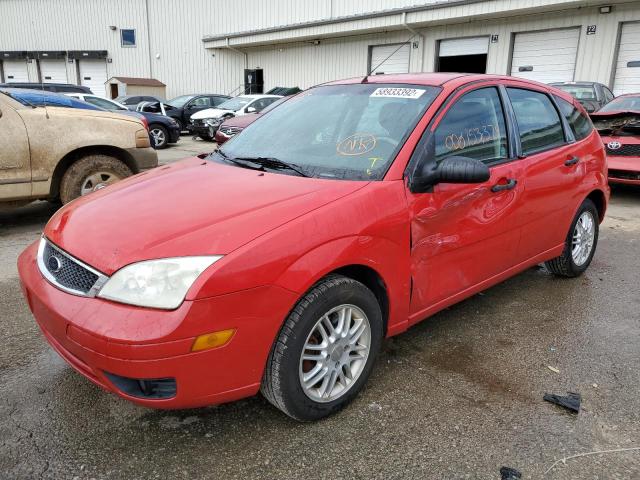 1FAFP37N57W323322 - 2007 FORD FOCUS ZX5 RED photo 9