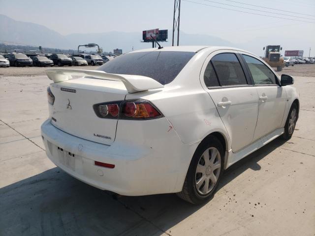 JA32U2FU3FU007494 - 2015 MITSUBISHI LANCER ES WHITE photo 4