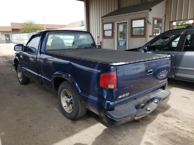 1GCCS1440XK210297 - 1999 CHEVROLET S TRUCK S1 BLUE photo 3