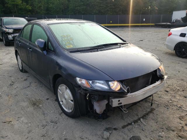 JHMFA36228S024803 - 2008 HONDA CIVIC HYBR GRAY photo 1