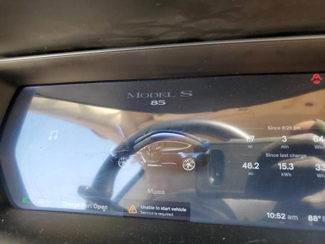 5YJSA1H1XEFP40527 - 2014 TESLA MODEL S Կապույտ լուսանկար 9