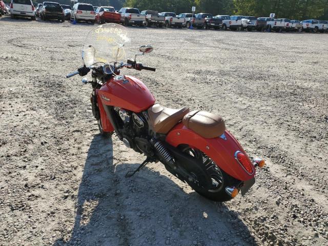 56KMSB005G3110066 - 2016 INDIAN MOTORCYCLE CO. SCOUT RED photo 3