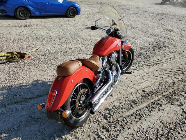 56KMSB005G3110066 - 2016 INDIAN MOTORCYCLE CO. SCOUT RED photo 4
