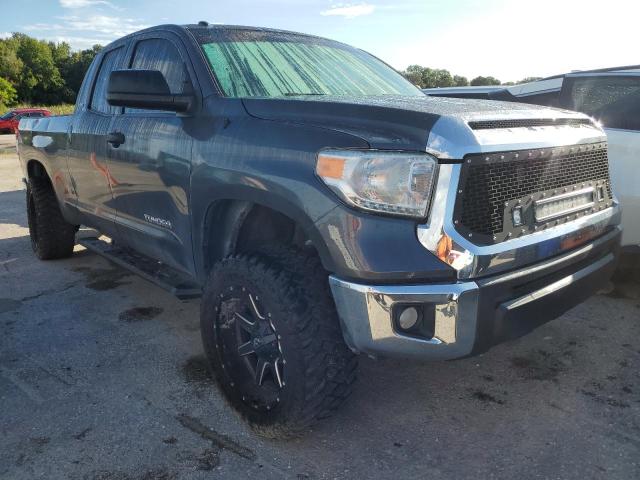 5TFRM5F1XEX078180 - 2014 TOYOTA TUNDRA DOU GRAY photo 1