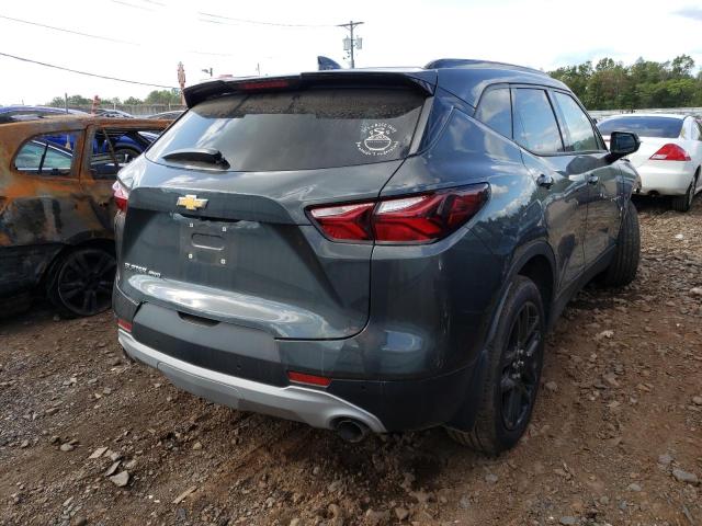 3GNKBGRSXKS608384 - 2019 CHEVROLET BLAZER 2LT CHARCOAL photo 4