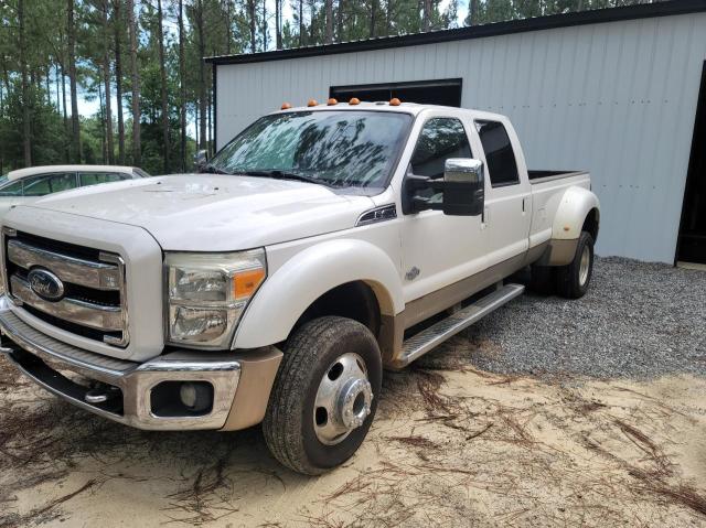 1FT8W4DT5BEA78292 - 2011 FORD F450 SUPER WHITE photo 2