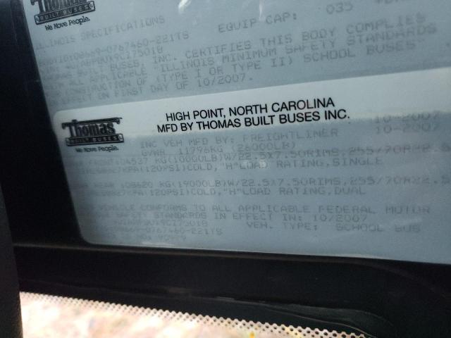 4UZABPDUX9CZ75018 - 2009 FREIGHTLINER CHASSIS B2 绿色 照片 10