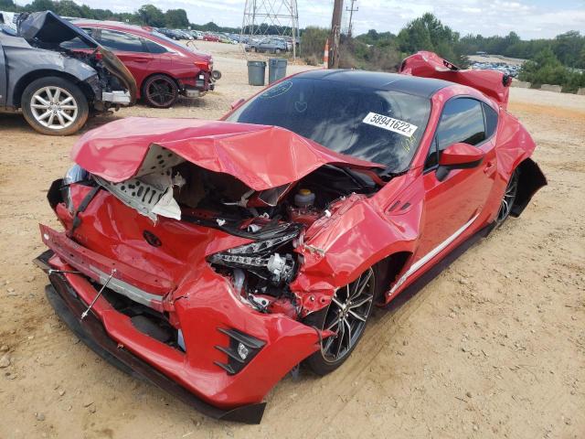 JF1ZNAE19K8703123 - 2019 TOYOTA 86 GT RED photo 2