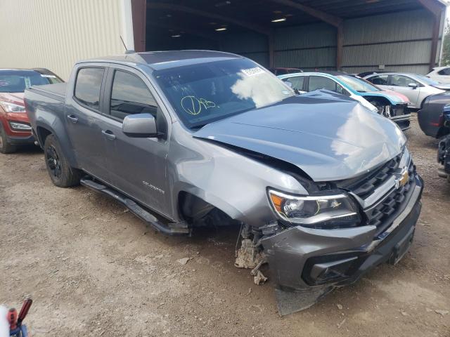 1GCGSCEN0M1108486 - 2021 CHEVROLET COLORADO L GRAY photo 1