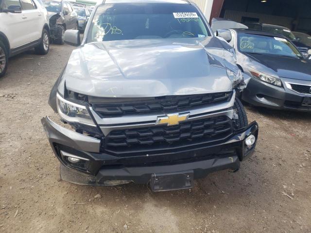 1GCGSCEN0M1108486 - 2021 CHEVROLET COLORADO L GRAY photo 9