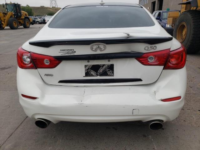 JN1AV7AR6FM850487 - 2015 INFINITI Q50 HYBRID WHITE photo 9