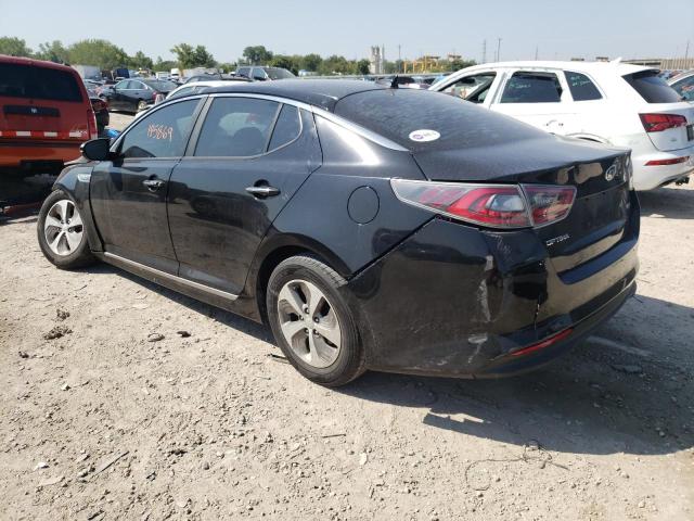 KNAGM4AD7F5079431 - 2015 KIA OPTIMA HYB BLACK photo 3