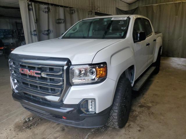 1GTG6FENXM1263567 - 2021 GMC CANYON AT4 WHITE photo 2