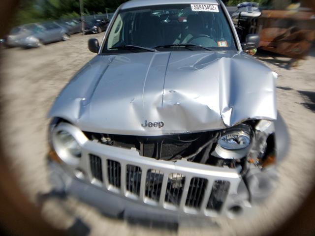 1J4GL48K05W514299 - 2005 JEEP LIBERTY SP SILVER photo 7