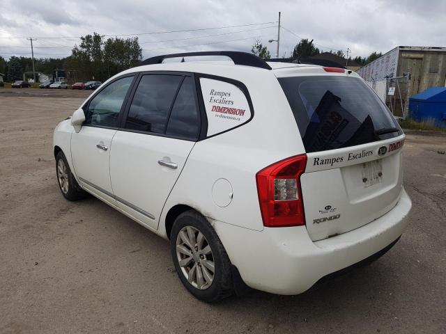 KNAHH8A81A7298708 - 2010 KIA RONDO EX WHITE photo 3