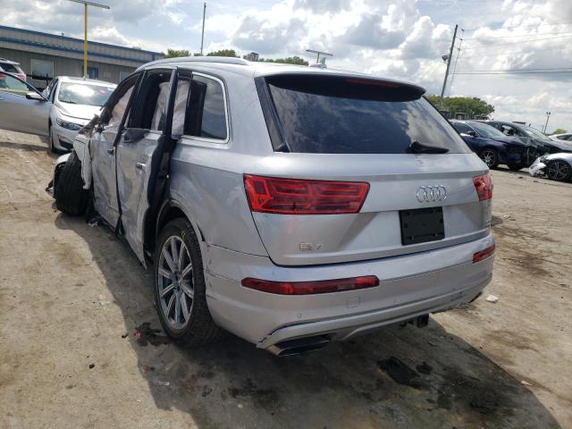 WA1VAAF74JD021712 - 2018 AUDI Q7 PRESTIG SILVER photo 3