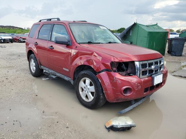 1FMCU93138KB33471 - 2008 FORD ESCAPE RED photo 1