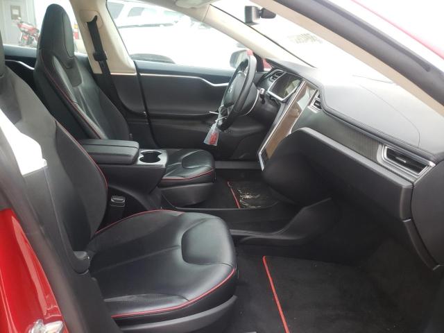 5YJSA1DP5DFP18282 - 2013 TESLA MODEL S Կարմիր լուսանկար 5
