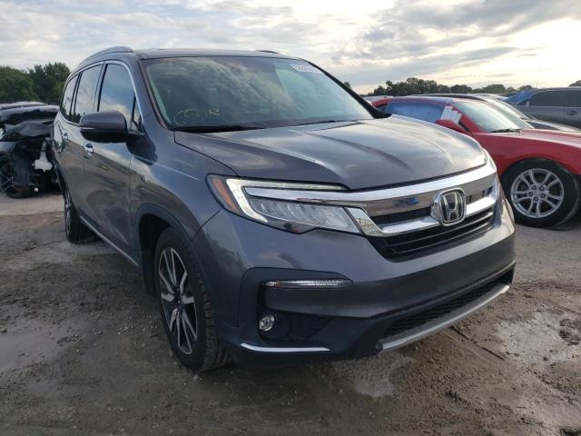 5FNYF6H00KB080588 - 2019 HONDA PILOT ELIT GRAY photo 1