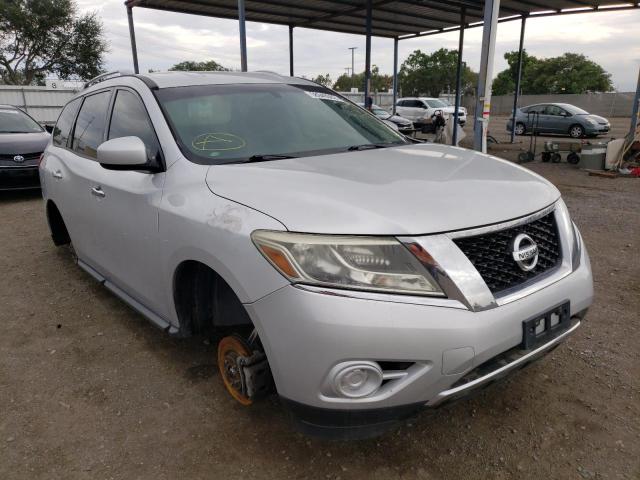 5N1AR2MM9DC685148 - 2013 NISSAN PATHFINDER SILVER photo 1