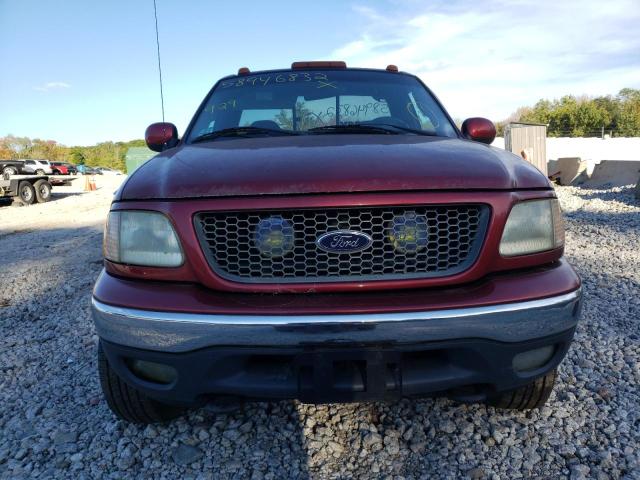 1FTRF18WX1NA56729 - 2001 FORD F150 RED photo 9