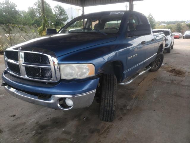 3D7KU28C14G191104 - 2004 DODGE RAM 2500 S Կապույտ լուսանկար 2
