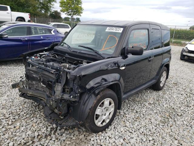 5J6YH1H37BL001738 - 2011 HONDA ELEMENT LX BLACK photo 2