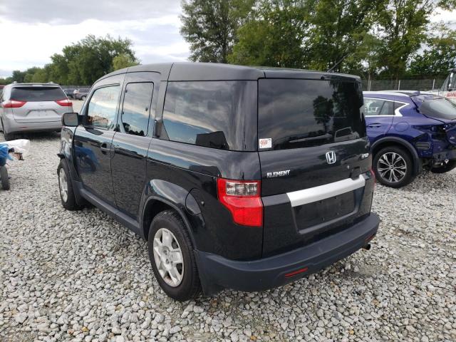 5J6YH1H37BL001738 - 2011 HONDA ELEMENT LX BLACK photo 3