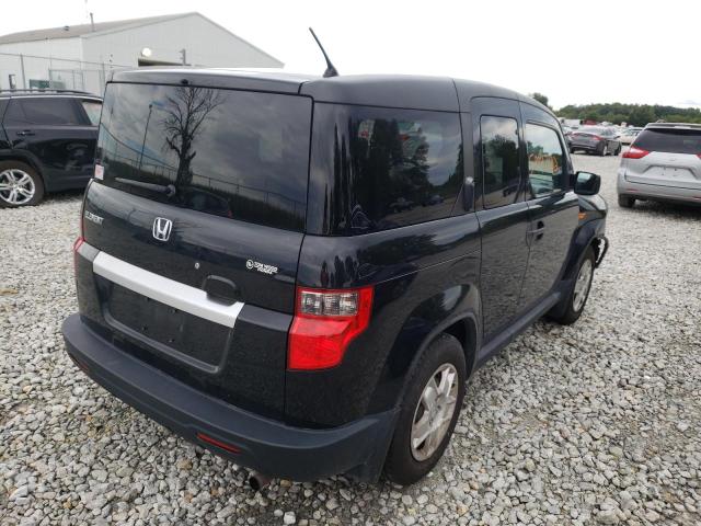 5J6YH1H37BL001738 - 2011 HONDA ELEMENT LX BLACK photo 4