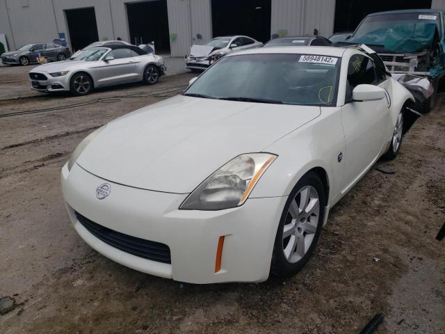 JN1AZ34D84M104343 - 2004 NISSAN 350Z COUPE WHITE photo 2