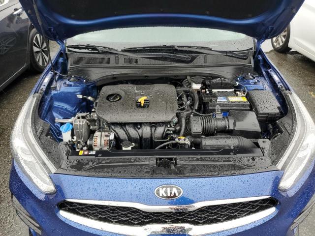 3KPF54AD5ME304345 - 2021 KIA FORTE EX BLUE photo 7