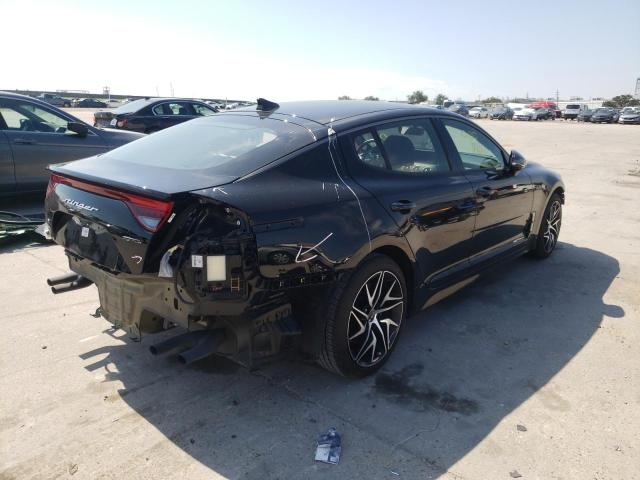 KNAE35LD0N6103834 - 2022 KIA STINGER GT BLACK photo 4