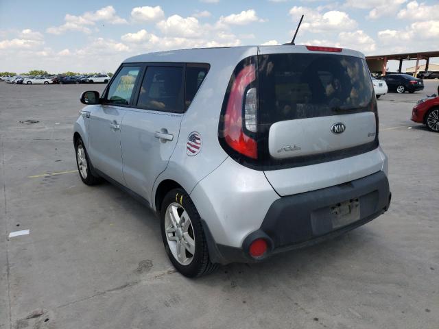 KNDJN2A26F7752092 - 2015 KIA SOUL GRAY photo 3