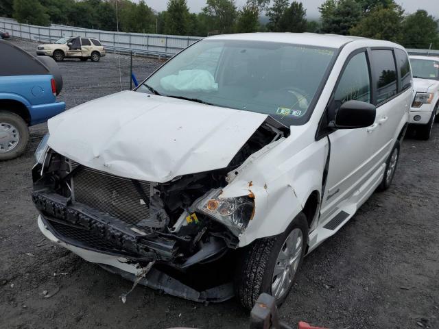 2C4RDGBG5HR853431 - 2017 DODGE GRAND CARA WHITE photo 2