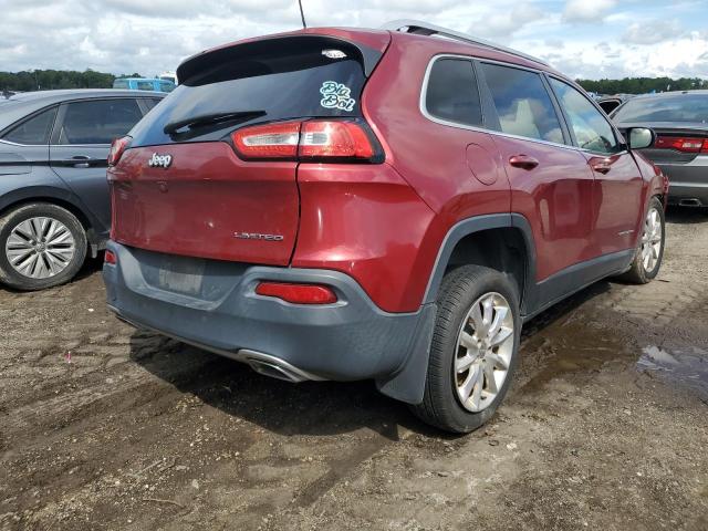 1C4PJLDS0GW108442 - 2016 JEEP CHEROKEE L MAROON photo 4