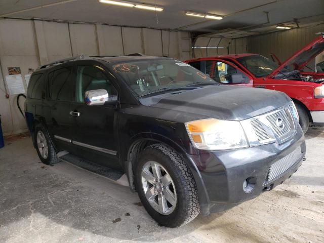 5N1BA0ND8AN608317 - 2010 NISSAN ARMADA SE BLACK photo 1