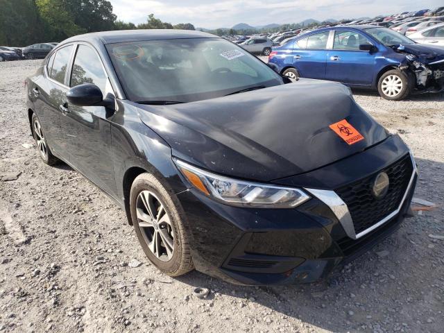 3N1AB8CV3MY304197 - 2021 NISSAN SENTRA SV BLACK photo 1