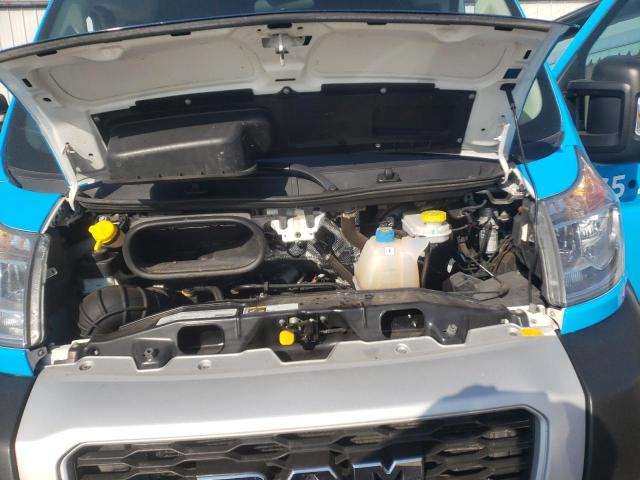 3C6TRVDGXKE515242 - 2019 RAM PROMASTER BLUE photo 7