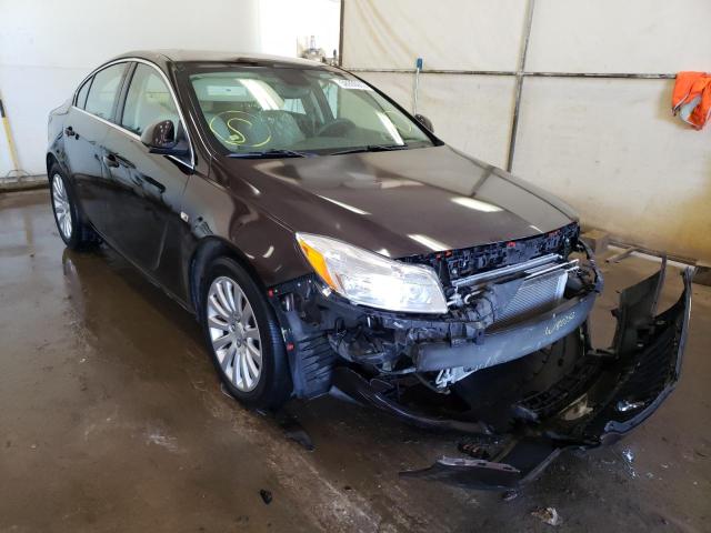 W04GR5EC5B1093304 - 2011 BUICK REGAL CXL BROWN photo 1