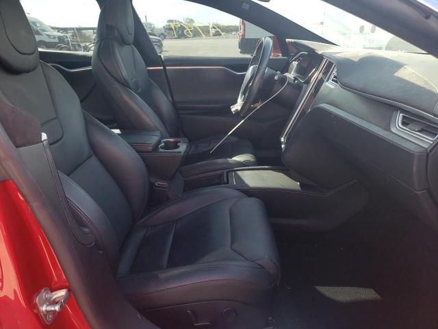 5YJSA1E28HF194585 - 2017 TESLA MODEL S Կարմիր լուսանկար 5