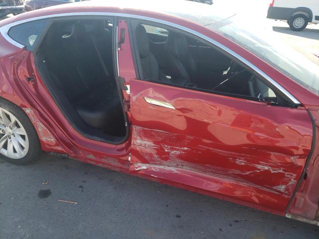 5YJSA1E28HF194585 - 2017 TESLA MODEL S Կարմիր լուսանկար 9