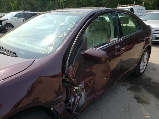 3FAHP0JA6BR240698 - 2011 FORD FUSION SEL BURGUNDY photo 9