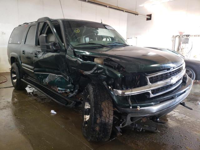 1GNFK16Z22J262140 - 2002 CHEVROLET SUBURBAN K GREEN photo 1