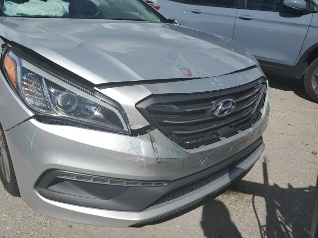 5NPE34AF0FH246579 - 2015 HYUNDAI SONATA SPO SILVER photo 9