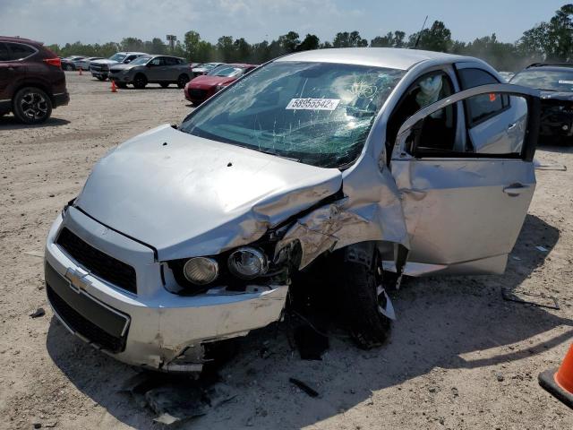 1G1JA5SH5D4211607 - 2013 CHEVROLET SONIC LS SILVER photo 2