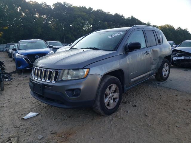 1C4NJCBA2ED594102 - 2014 JEEP COMPASS SP GRAY photo 2