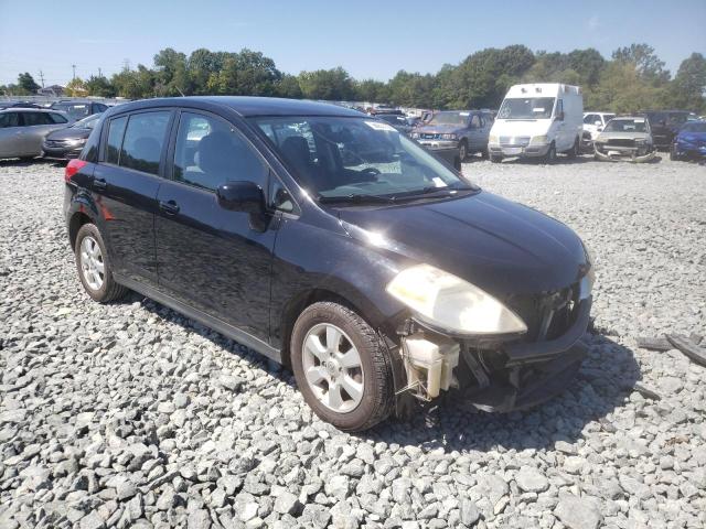 3N1BC13E07L350659 - 2007 NISSAN VERSA S BLACK photo 1